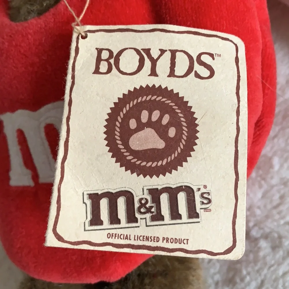 NWT Vtg. Boyd’s M&Ms Collection Red Bear